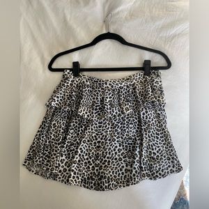 Zara Printed Mini Skort